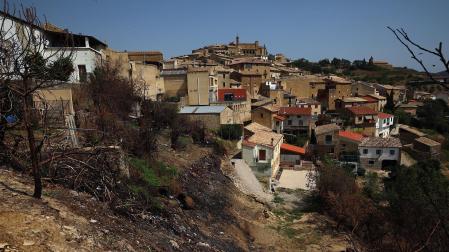 Los incendios, un mes después: San Martín de Unx./