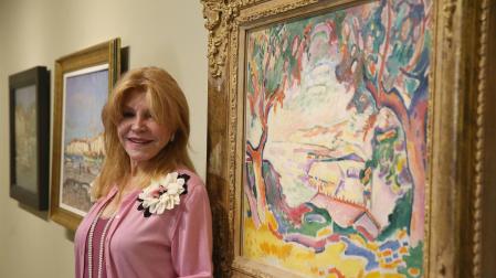 Carmen Cervera, la baronesa Thyssen, posa con uno de sus cuadros
KEYWORDS: museo thyssen fotos salvador salas
museo thyssen fotos salvador salas