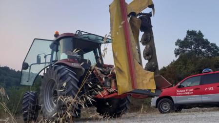 Maquinaria del agricultor sancionado