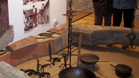 Objetos expuestos en la Casa de la Memoria de Isaba