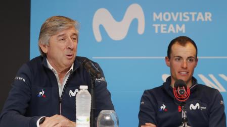 Eusebio Unzué junto con Enric Mas.