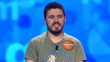 Orestes, en su programa 200 de Pasapalabra