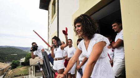 Cohete de las fiestas de Pueyo