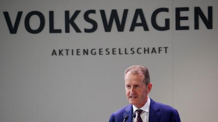 Herbert Diess (en la fotografía) será sustituido por Oliver Blume como consejero delegado de Volkswagen