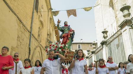 Fotos de la procesión del apóstol Santiago de Puente la Reina.