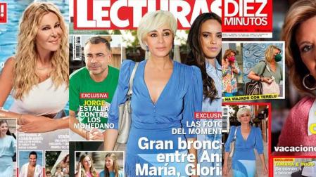 Portadas de ¡Hola!, Lecturas y Diez Minutos del 27 de julio