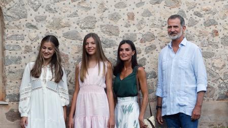 Posado de la familia real en La Cartuja de Valldemossa.