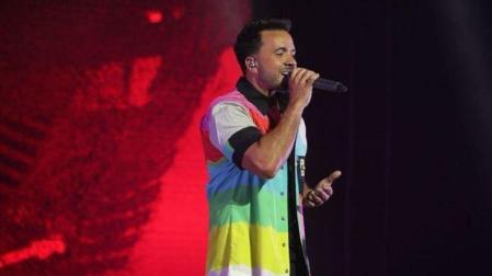 Luis Fonsi, en uno de sus conciertos