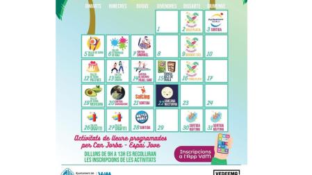 Calendario de Juliol Jove de Vilassar de Mar