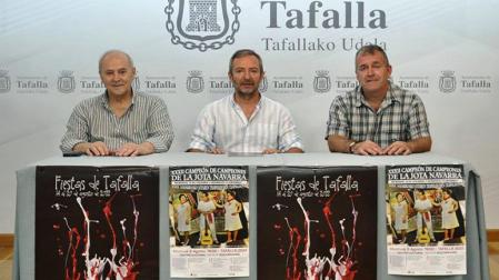 De izda a dcha.:Jacinto Goñi, Jesús Arrizubieta e Ignacio Moros