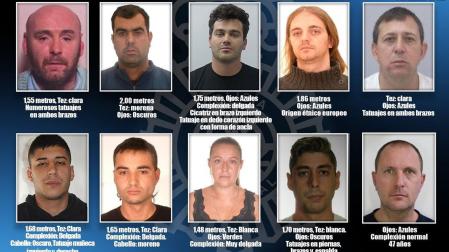 Lista de los 'más buscados' de la Policía Nacional