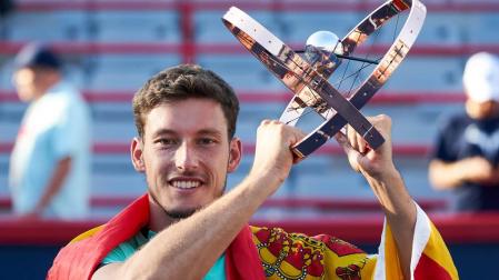 Pablo Carreño, celebrando su triunfo