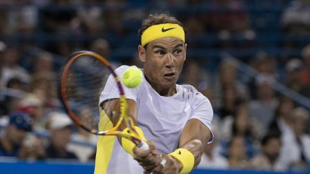 Nadal, en el partido ante Coric en Cincinnati