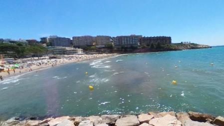 Vista de la playa Els Capellans de Salou