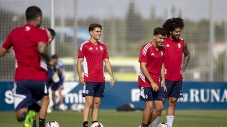 Entrenamiento de Osasuna este domingo en Tajonar