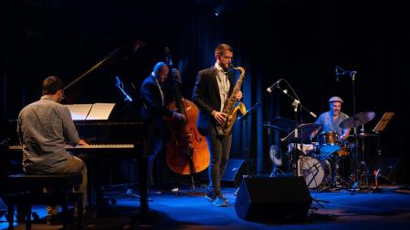 El cuarteto Move Quartet actúa esta tarde en Arguedas, dentro del programa 'Kultur'.