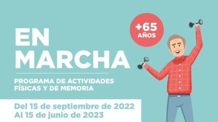 El programa ‘En marcha’ está destinado a personas mayores de 65 años