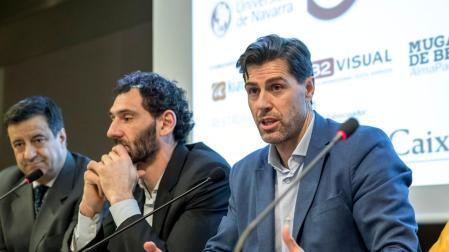 Raúl Chapado, en un acto en Pamplona hace unos años