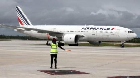 Un avión de la línea Air France