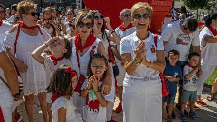 Fotos del cohete de fiestas de Ayegui.