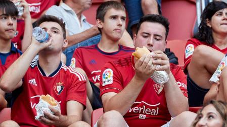 Búscate en la grada en el partido Osasuna-Rayo./
