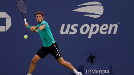 El tenista español Pablo Carreño, durante el partido del Abierto de Estados Unidos que le enfrentó al ruso Karen Khachanov