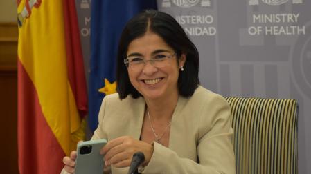 La ministra de Sanidad, Carolina Darias