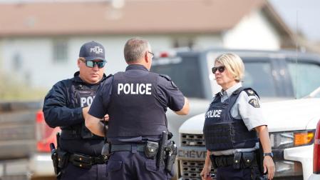 Imagen de la Policía de Canada (RCMP) de Saskatchewan, lugar donde dos individuos asesinaron a 10 personas e hirieron a otras 15