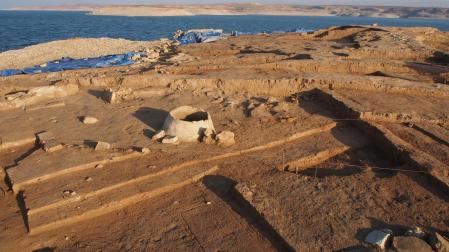 El descenso de las aguas de ríos y embalses ha dejado al descubierto tesoros arqueológicos en las cuencas de los ríos Tigris y Éufrates