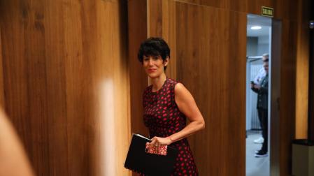 Elma Saiz, portavoz del Gobierno de Navarra y consejera de Economía y Hacienda