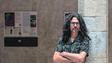 Jaime Martín posa este jueves en el Palacio de Condestable de Pamplona