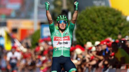 Mads Pedersen se proclama vencedor de la 19ª etapa de la Vuelta a España en la meta de Talavera de la Reina