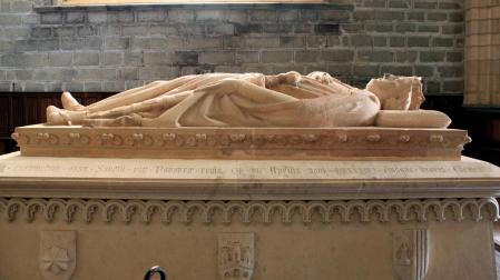 El sepulcro de Sancho el Fuerte en Roncesvalles