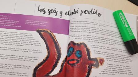 Una de las historias de la publicación
