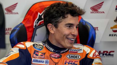 El piloto Marc Márquez en el Misano World Circuit
