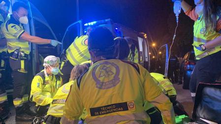 Equipo de Emergencias, en el lugar del suceso