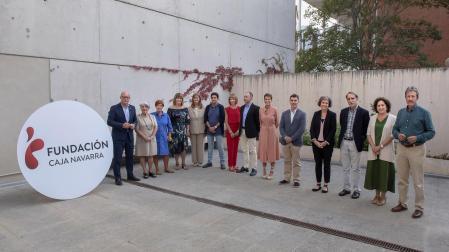 Autoridades que acudieron a la reapertura de Civican este lunes,19 de septiembre