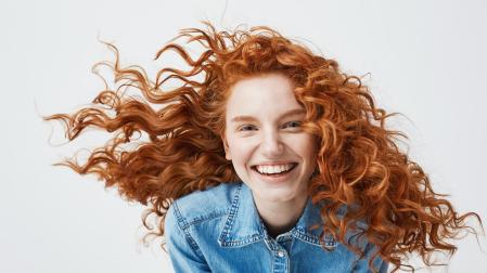 Una joven adolescente