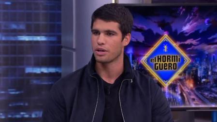 Carlos Alcaraz durante su visita a El Hormiguero