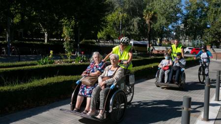 Paseos para personas usuarias de residencias de mayores en la Semana de la Movilidad