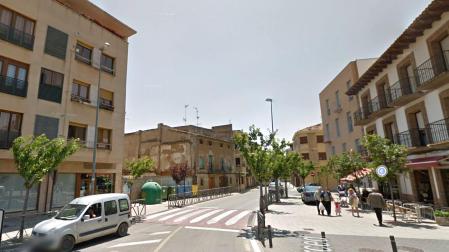 Paso de cebra en la calle Merced de Corella