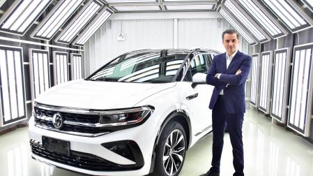Imagen del presidente de Volkswagen Navarra, Michael Hobusch