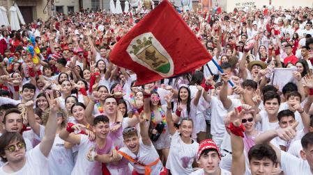 Imagen del cohete de las fiestas de Corella 2022
