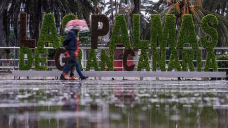 La tormenta tropical Hermine ha descargado agua durante todo el sábado en la capital grancanaria, pero de forma calmada y sin causar incidencias