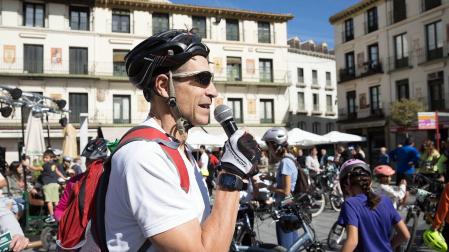 Participantes en el Reto +100 en bicicleta por udela