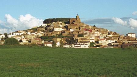 Vista de la localidad de Aibar, de donde surge el linaje que lleva su nombre