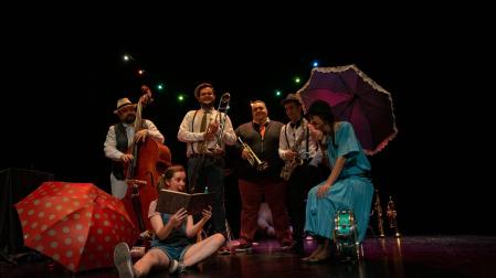 Integrantes de Jazzbana Ensemble, en una imagen promocional del espectáculo