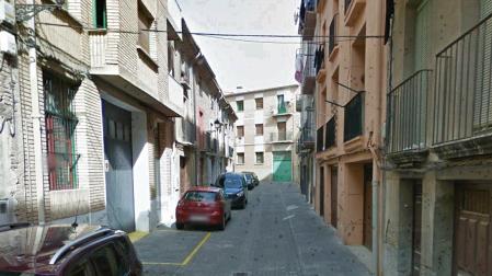 Calle Carmen Alta, en Tudela