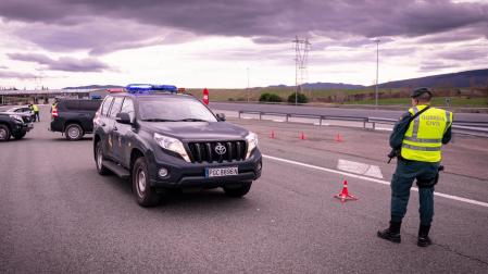 Un control de la Guardia Civil