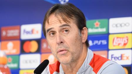 Julen Lopetegui durante rueda de prensa